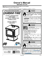 Quadra-Fire 21M-ACC-C Owner'S Manual preview