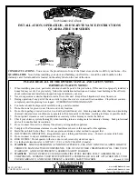 Preview for 1 page of Quadra-Fire 3100 Series Installation, Operation And Maintenance Instructions