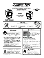 Preview for 1 page of Quadra-Fire 3100 Series Owner'S Manual