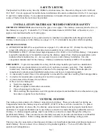 Preview for 7 page of Quadra-Fire 4300 Series Installation, Operation And Maintenance Instructions