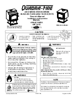 Предварительный просмотр 1 страницы Quadra-Fire 4300 Series Owner'S Manual