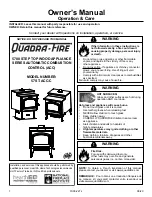 Предварительный просмотр 1 страницы Quadra-Fire 5700 Owner'S Manual