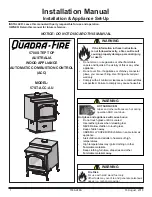 Preview for 1 page of Quadra-Fire 57ST-ACC-AU Installation Manual