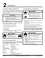 Предварительный просмотр 6 страницы Quadra-Fire CASTILE-GAS-CSB Owner'S Manual