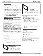 Предварительный просмотр 34 страницы Quadra-Fire Castile Insert Pellet 810-02901 (MBK) Owner'S Manual Installation And Operation