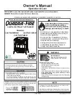 Quadra-Fire CASTILE-MBK-B Owner'S Manual preview