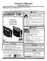 Quadra-Fire CASTILE Series Owner'S Manual preview