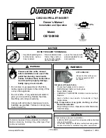 Quadra-Fire CB1200-I Pellet Insert CB1200I-B Owner'S Manual preview