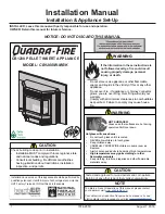 Предварительный просмотр 1 страницы Quadra-Fire CB1200 Installation Manual