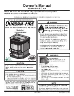 Preview for 1 page of Quadra-Fire CB1200M-MBK Owner'S Manual