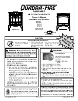 Preview for 1 page of Quadra-Fire Direct Vent Room Heater 839-1390 Owner'S Manual