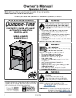 Предварительный просмотр 1 страницы Quadra-Fire DISCOVERY-II-C Owner'S Manual Operation & Care