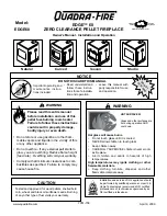 Preview for 1 page of Quadra-Fire Edge60 Owner'S Manual