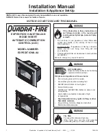 Preview for 1 page of Quadra-Fire EXPEDITIONII-AU Installation Manual