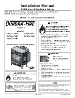 Quadra-Fire EXPLR-I-MBK Installation Manual preview