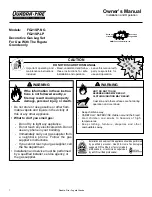 Preview for 1 page of Quadra-Fire FG21SP-NG Owner'S Manual