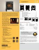 Предварительный просмотр 2 страницы Quadra-Fire Garnet-t Brochure & Specs