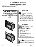 Quadra-Fire GRAND-MBK-AU Installation Manual preview