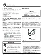 Предварительный просмотр 10 страницы Quadra-Fire HUDBAY-FS Owner'S Manual