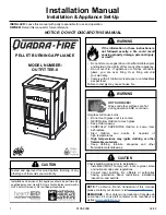 Quadra-Fire OUTFITTER-II Installation Manual preview