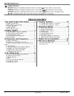 Preview for 2 page of Quadra-Fire PELLET INSERT CB1200MI-MBK Installation Manual