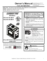 Preview for 1 page of Quadra-Fire PIONEER-III-ABK Owner'S Manual