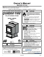 Preview for 1 page of Quadra-Fire PS35-C Owner'S Manual