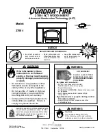 Quadra-Fire Quadra-Fire 2700-I Instruction Manual preview