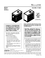 Preview for 1 page of Quadra-Fire QV-ST Installer'S Manual