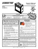 Quadra-Fire QV36DC-A Owner'S Manual preview