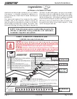 Preview for 2 page of Quadra-Fire Santa Fe Pellet Stove Owner'S Manual Installation And Operatio