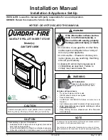 Preview for 1 page of Quadra-Fire SANTAFEI-MBK Installation Manual