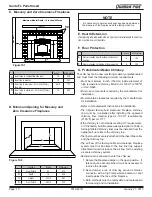 Preview for 10 page of Quadra-Fire SANTAFEI-MBK Owner'S Manual