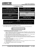 Preview for 6 page of Quadra-Fire VILLAGE COLLECTION Installation & Operating Instructions Manual