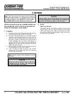 Preview for 8 page of Quadra-Fire VILLAGE COLLECTION Installation & Operating Instructions Manual