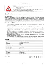 Preview for 8 page of Quadralite VideoLED 600 User Manual