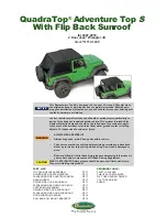 Preview for 1 page of Quadratec QuadraTop Adventure Top S With Flip Back... Quick Start Manual