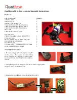 QuadRevo uFR1 Assembly Instructions preview