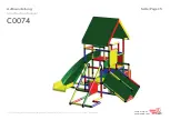 Preview for 15 page of Quadro mdb High-End Play Tower with Baby and Curved Slide including 15cm Steps and Climbing Hill C0074 Construction Manual