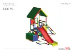 Preview for 15 page of Quadro mdb High-End Play Tower with Baby and Modular Slide including 15cm Steps, Climbing Hill and increased Roof C0075 Construction Manual