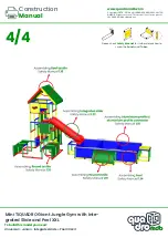 Preview for 4 page of Quadro mdb Mini TiQUADRO Giant Jungle Gym with Integrated Slide and Pool... Construction Manual