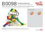 Preview for 1 page of Quadro mdb Princess' Castle with Watchtower, Baby Slide and Curved Slide B0098 Construction Manual