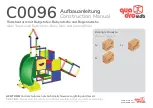 Quadro mdb Slide Tower with Baby Steps, Baby Slide and Curved Slide C0096 Construction Manual preview