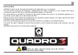 Предварительный просмотр 3 страницы Quadro 3 2016 User Manual