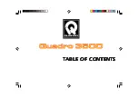 Preview for 3 page of Quadro 350D Manual