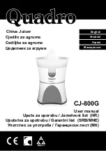 Preview for 1 page of Quadro CJ-800G User Manual