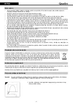 Предварительный просмотр 8 страницы Quadro CJ-800G User Manual