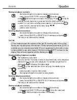 Preview for 8 page of Quadro DECT-4200 User Manual