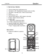 Предварительный просмотр 18 страницы Quadro DECT-4200 User Manual