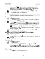 Предварительный просмотр 21 страницы Quadro DECT-4200 User Manual